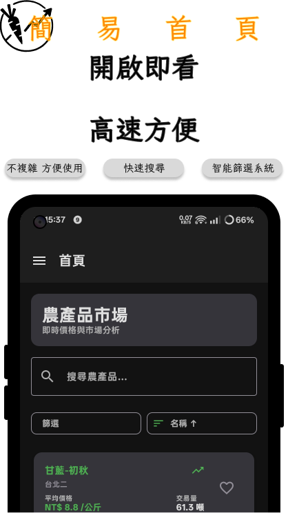 智能篩選功能截圖